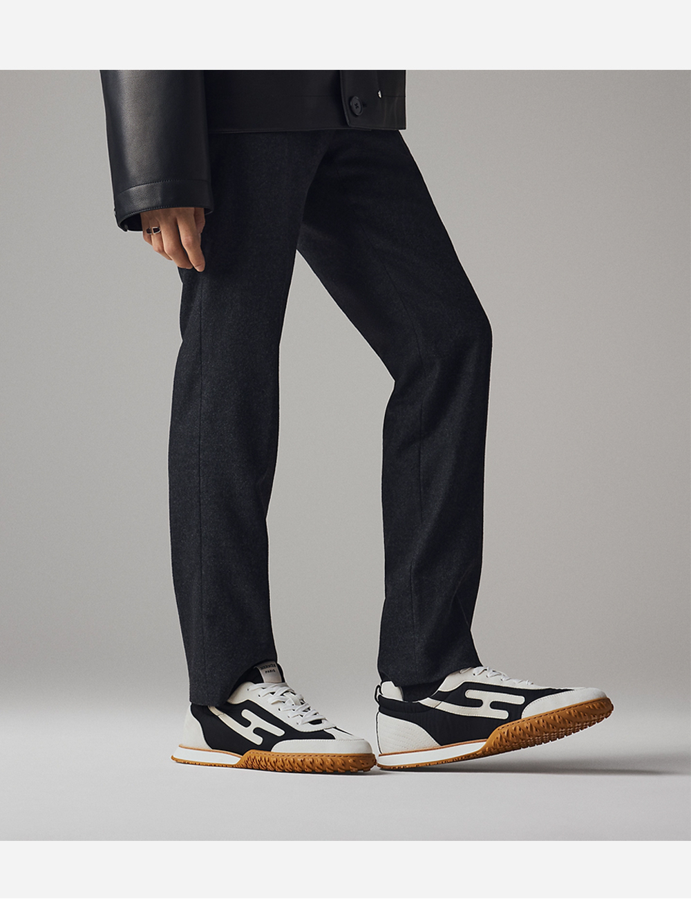 Hermes Jet Sneaker "Black White"