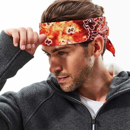 Бандана Тай-дай оранжевая