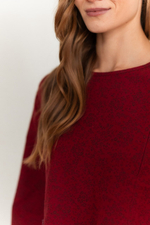 Платье Аврора из фланели для беременных и кормящих, Вишневый с цветами