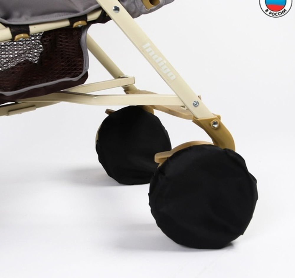 4940721 Чехлы на колеса коляски, d=16 см., 2 шт., оксфорд