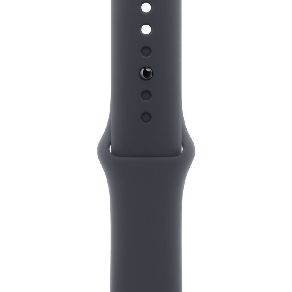 Apple Watch SE, 44 мм, алюминий цвета «Тёмная ночь», ремешок Sport Band цвета «Тёмная ночь» (2024)