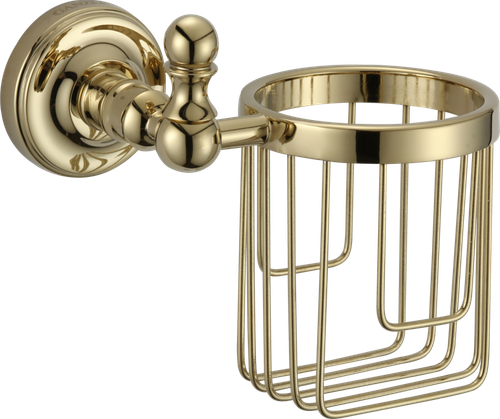 31038-E Держатель для освежителя (ЗОЛОТО) GANZER (20/1шт)