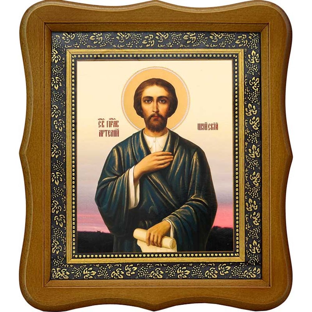 Артемий Шуйский, Владимирский праведный. Икона на холсте.