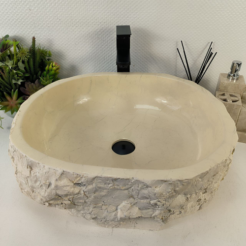 Раковина из мрамора Erozy Cream EM-65552 52*46*16 0874