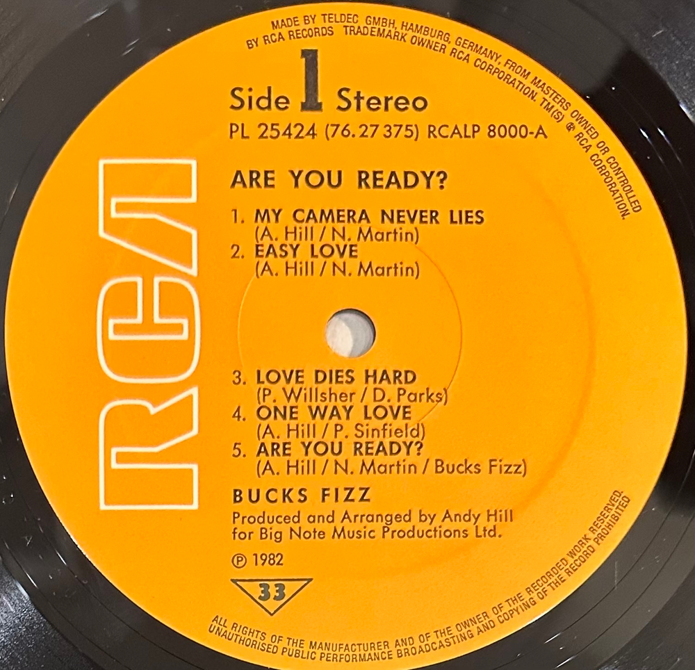 Bucks Fizz- Are You Ready? (Германия 1982г.)