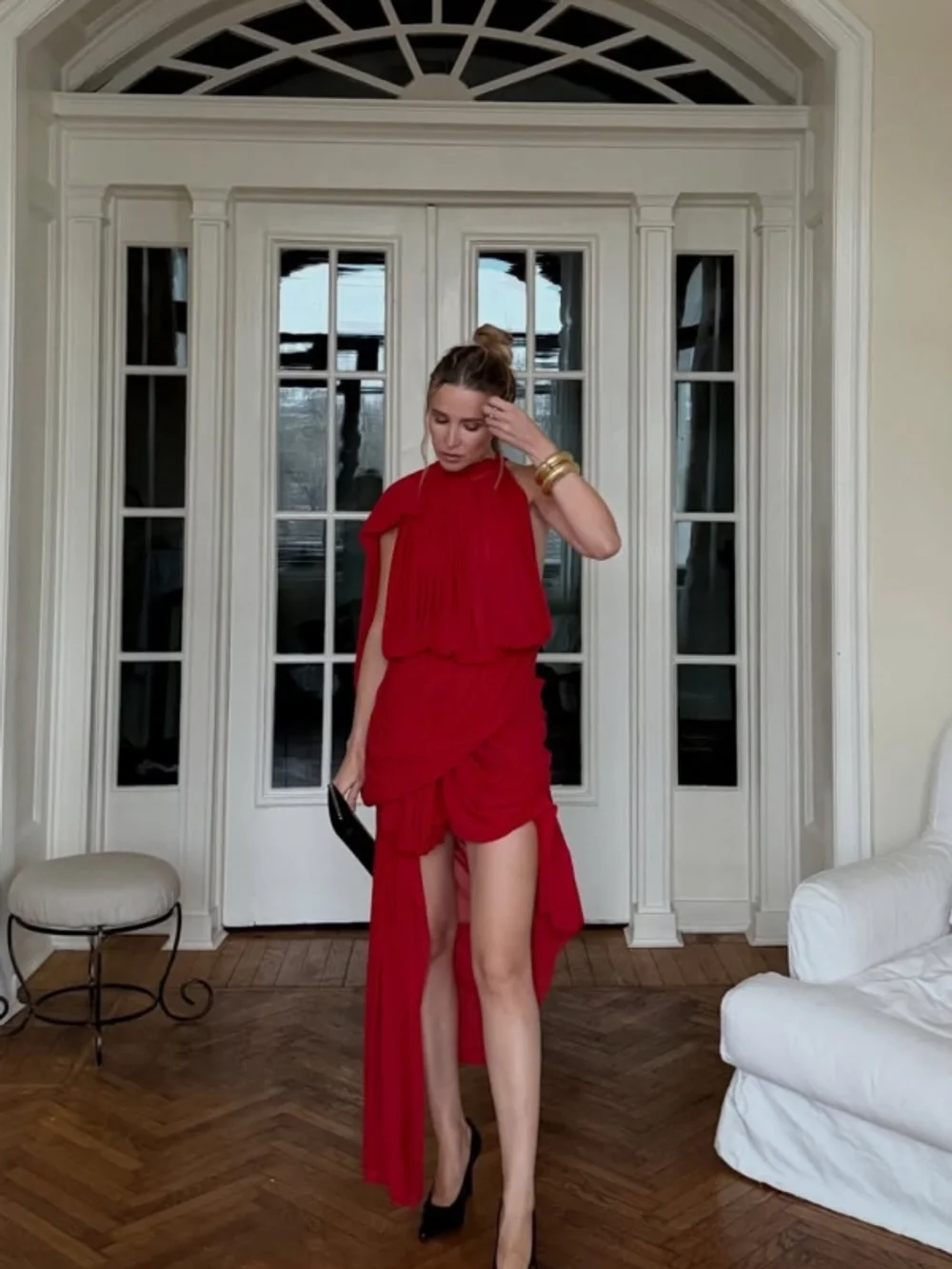 Браслет под золото округлый