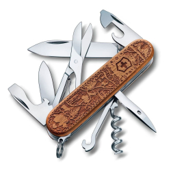 Нож перочинный Victorinox Climber Wood Swiss SE2021