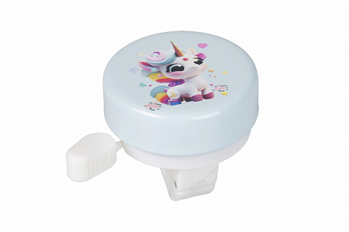 Звонок 25-45D-28 сталь/пластик, голубой с белым