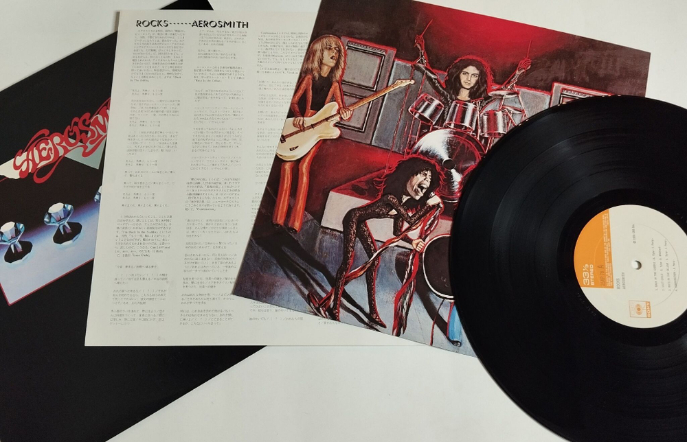 Винтажная виниловая пластинка LP Aerosmith Rocks (Japan 1976) (No Obi) NM