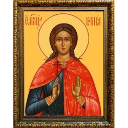 Виринея (Вероника) Едесская Святая мученица. Икона на холсте.