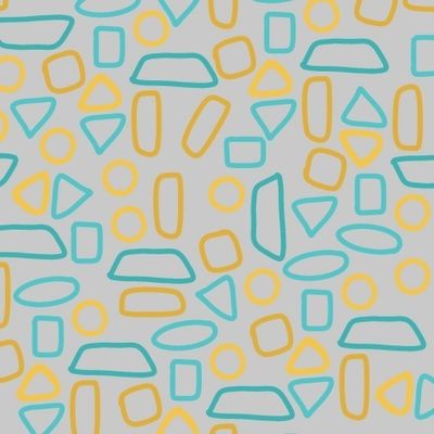 Геометрия абстракция на сером