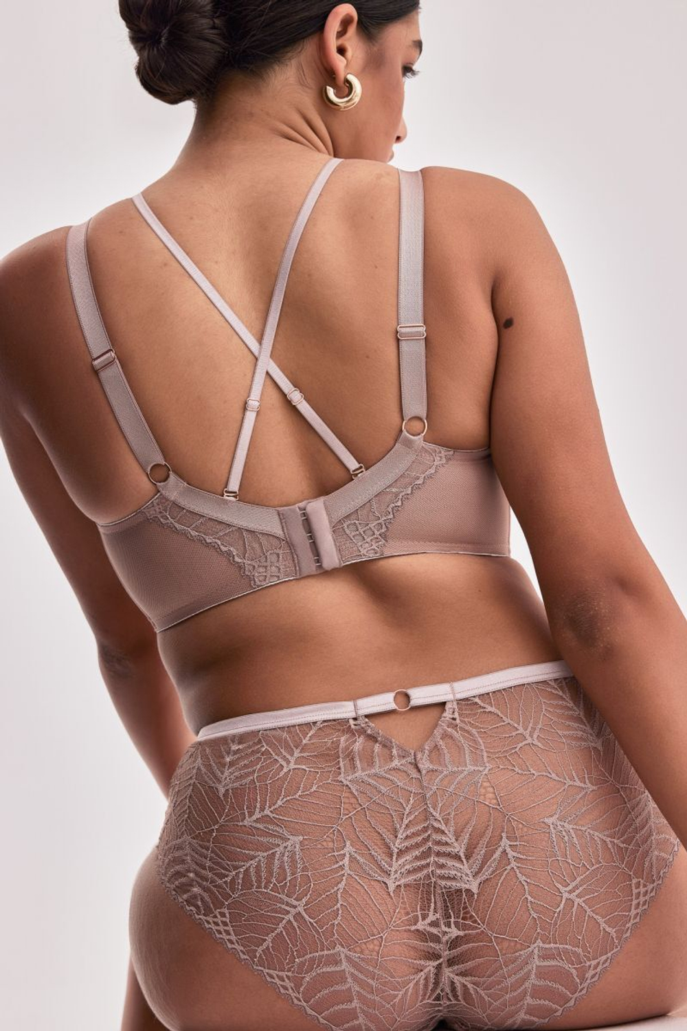 Бюстгальтер Denver с чашками на тонком поролоне (Размер: 75G) (Цвет: кофейный)