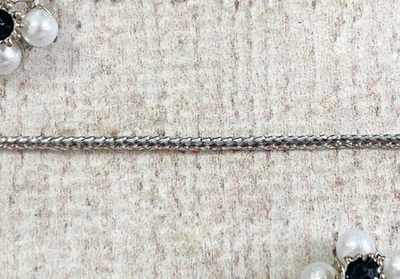 Шнур декоративный, ш. 1 мм, серебро