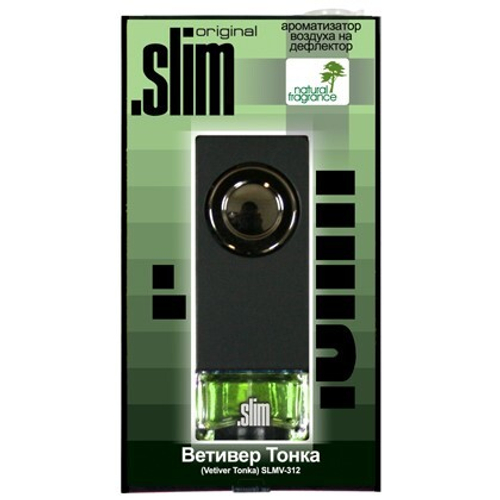 Ароматизатор на дефлектор  SLIM 312  Ветивер Тонка 8 мл (FKVJP)