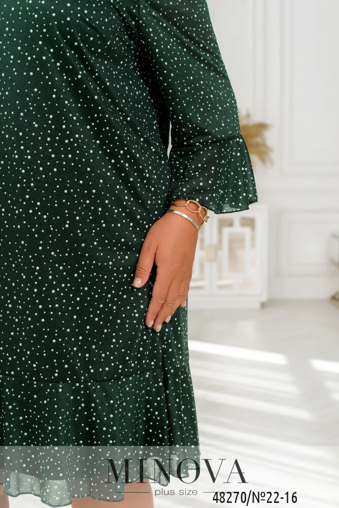 Платье 22-16-Зеленый Minova