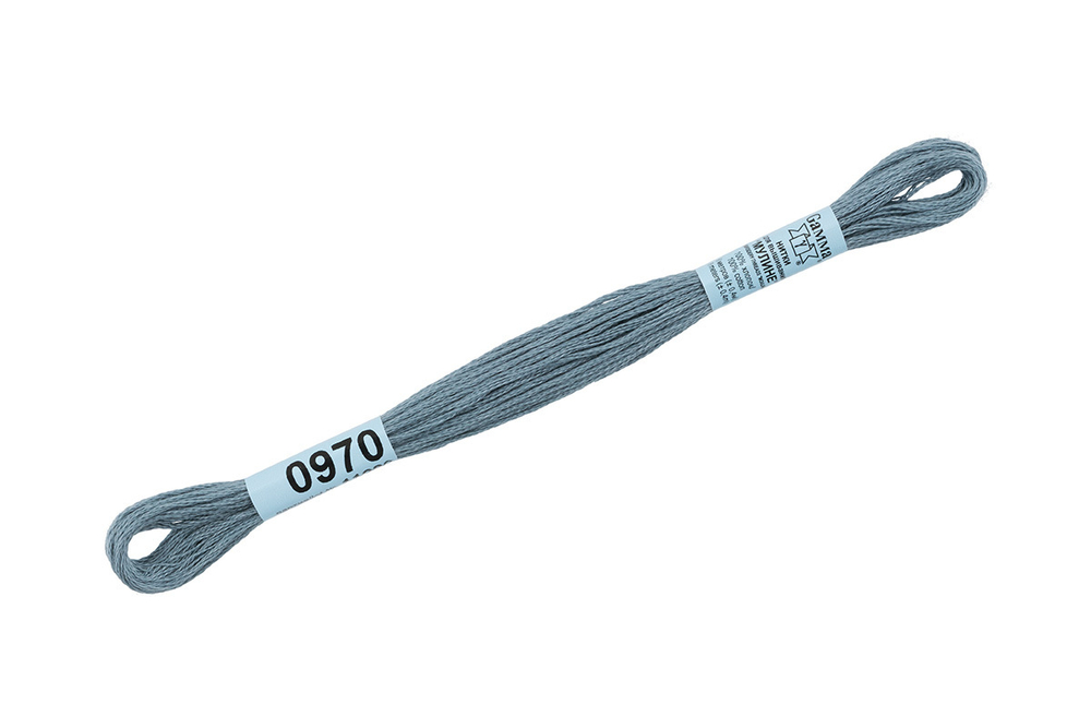 Мулине "Gamma", 100% хлопок, 8 м, №0970