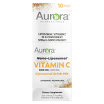 Aurora Nutrascience, Nano-Liposomal®, витамин C, смесь для липосомальных напитков, 10 пакетиков по 9 г (0,32 унции)