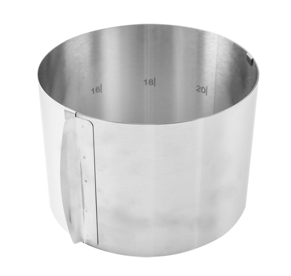 Форма для выпечки и выкладки раздвижная "Круг" D10-30см высота 14см