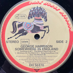 George Harrison ‎– Somewhere In England (Германия 1981г.)