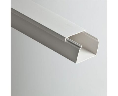 Кабель-канал белый 80х60, 2 метра, упаковка 8 штук TDM Electric