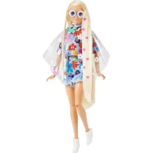Кукла Barbie Экстра в одежде с цветочным принтом
