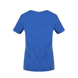 Женская теннисная футболка Le Coq Sportif SAISON Tee SS No.1 W - Blue
