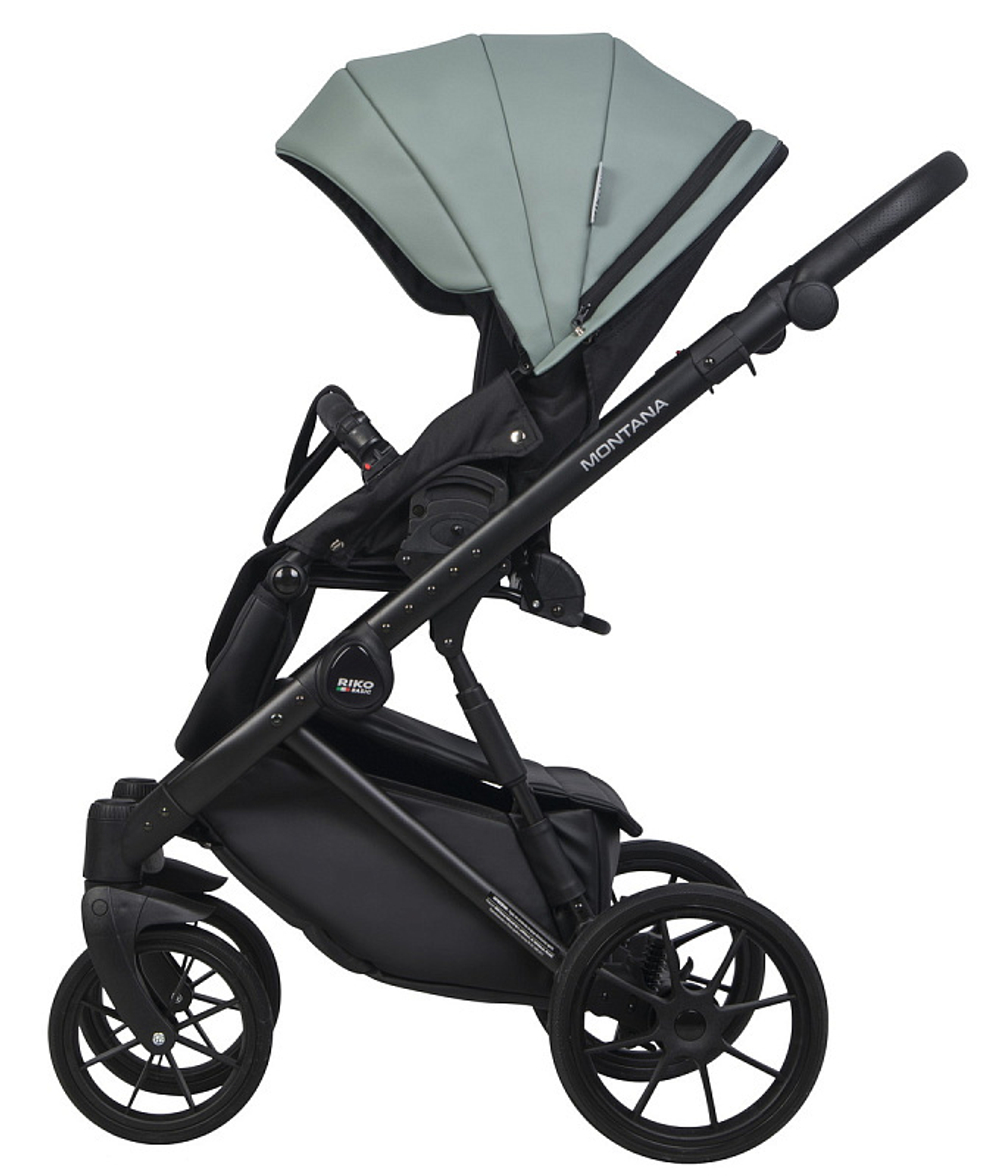 Детская коляска Riko Basic Montana Ecco 3 в 1 30 Green-Grey
