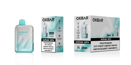 Oxbar Liso Майами-мята 28000 затяжек 20мг (2%)