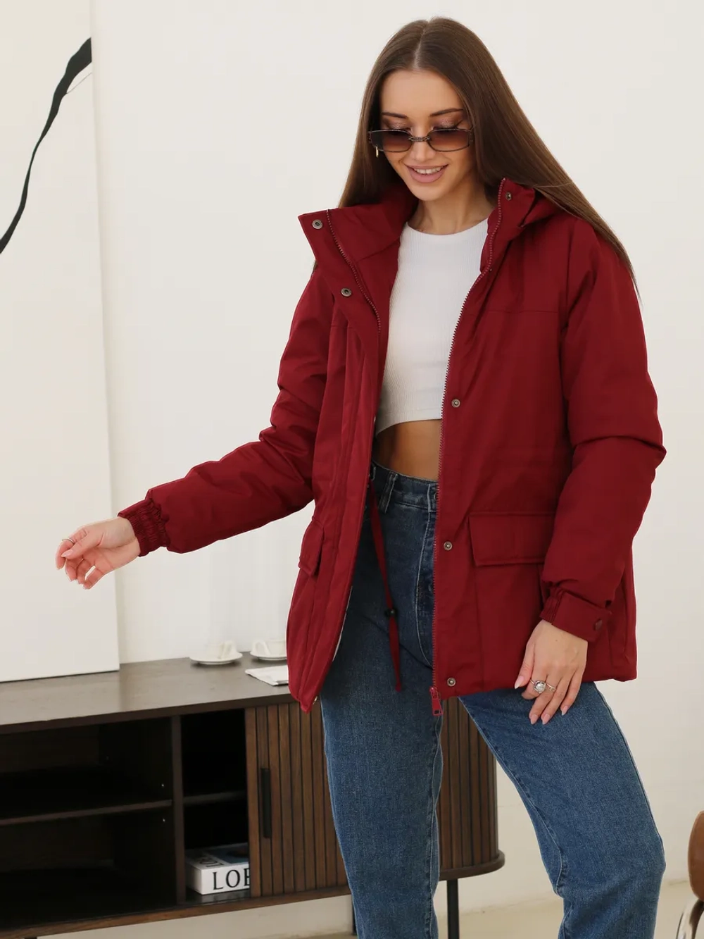 Куртка демисезонная с капюшоном