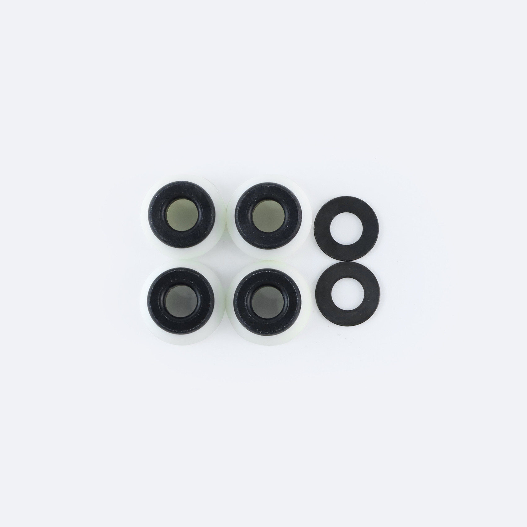 Бушинги Bones Hard Set 96a (black/white) артикул: - купить в магазине Дайс