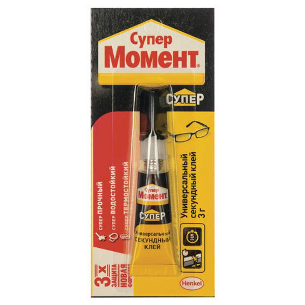 Клей МОМЕНТ супер клей 3 г