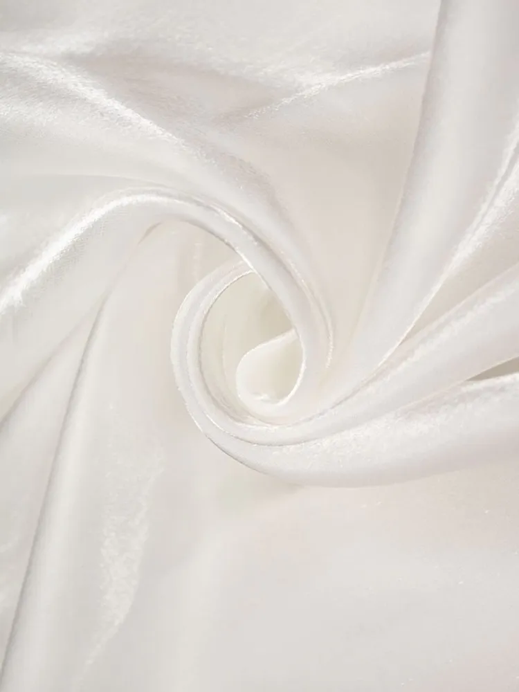 Ткань Органза "Кристалл" 70 г/м2, 100% пэ, ш. 150 см, молочный