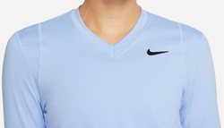 Женская футболка теннисная (dł. Рукава) Nike Court Victory Dri-Fit Top 3/4 Sleeve W - aluminum/black