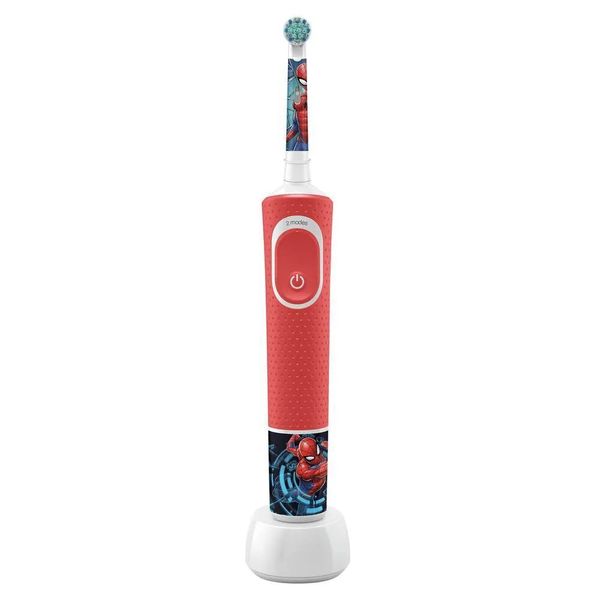 Детская электрическая зубная щетка Oral-B Vitality Kids Spiderman D.100.413.2K