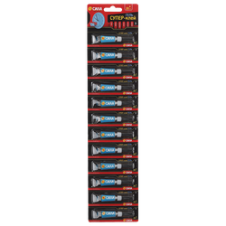 Супер-клей СИЛА SSGBL12-3 ГЕЛЬ 3 г лента 12 шт. | Клеи бытовые и универсальные