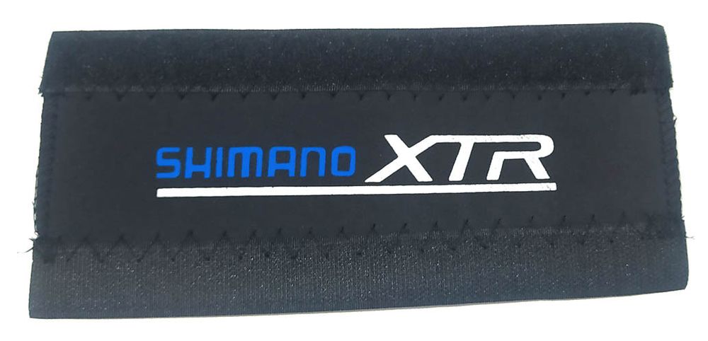 Защита пера от цепи 0х1х9мм, Shimano XTR лого, черная.3014099-070