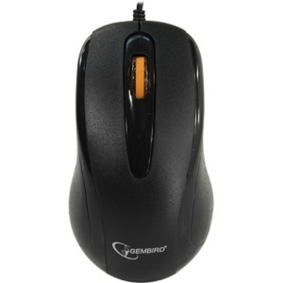 Мышь Gembird, 1000 dpi, оптическая, USB, черный (MUSOPTI8-807U)