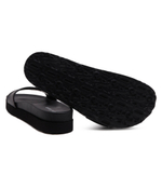 Кожаные шлепанцы Palm Angels - черный(PWIH025R 24LEA001)