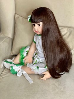 Кукла Реборн мягконабивная 60см в пакете (FA-072)