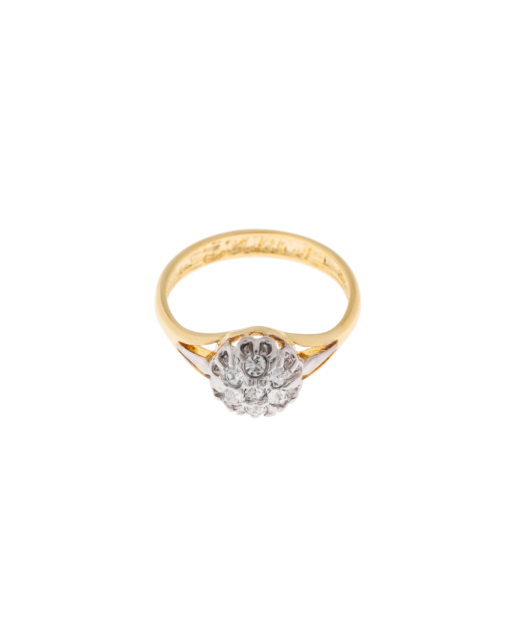"Ежевика" кольцо в золотом покрытии из коллекции "Леди" от Jenavi