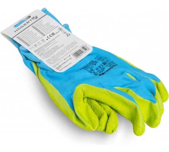 Перчатки рабочие с латексным покрытием ULLER Högert, арт. HT5K771