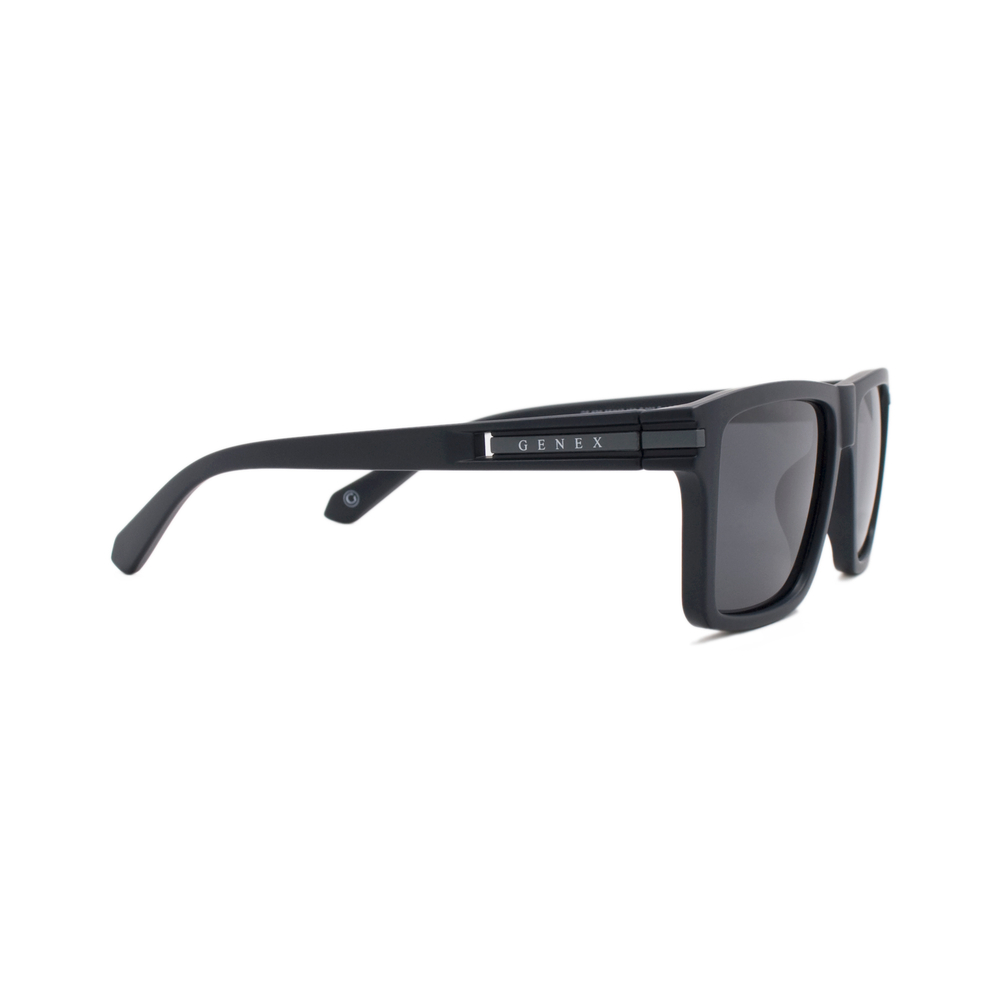 Очки Genex Sunglasses 670 c.003 квадратные черно-серые