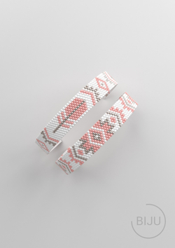 Схема PEYOTE, Схема браслета мозаичное плетение, узор из Miyuki Delica 11/0, файл PDF, №250