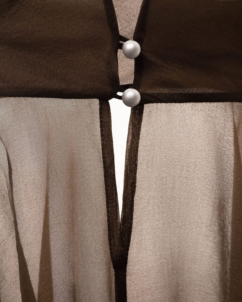 Блуза с воротником B1