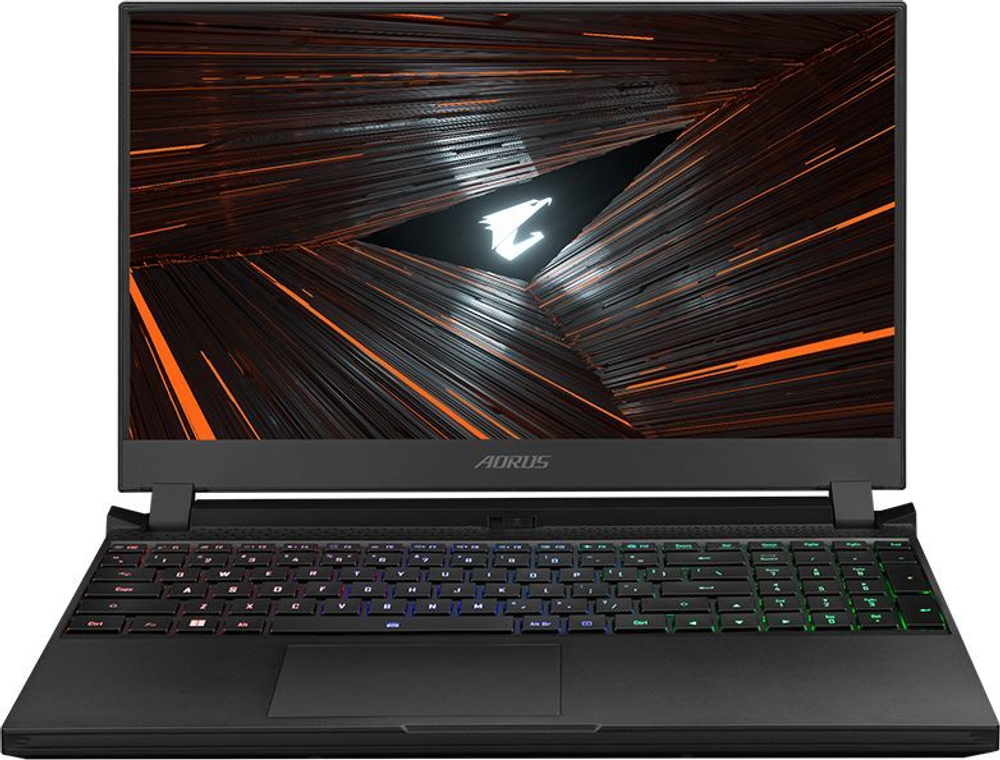 Ноутбук GIGABYTE Aorus 5, 15.6", IPS, Intel Core i7 12700H 2.3ГГц, 16ГБ, 1ТБ SSD, NVIDIA GeForce RTX 3070 для ноутбуков - 8192 Мб, Free DOS, SE4-73RU314UD, черный
