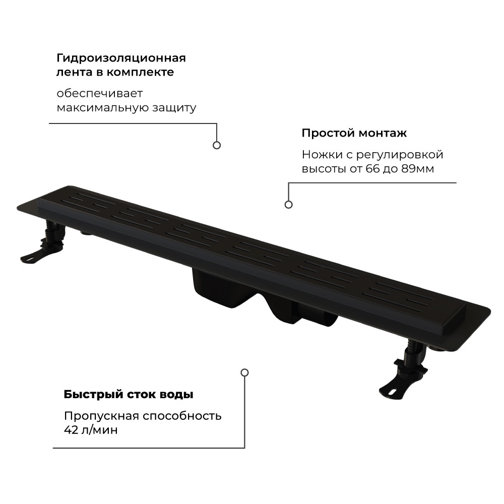 Душевой лоток Drain Leo-30B