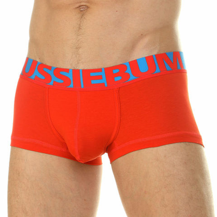 Мужские трусы боксеры красные Aussiebum