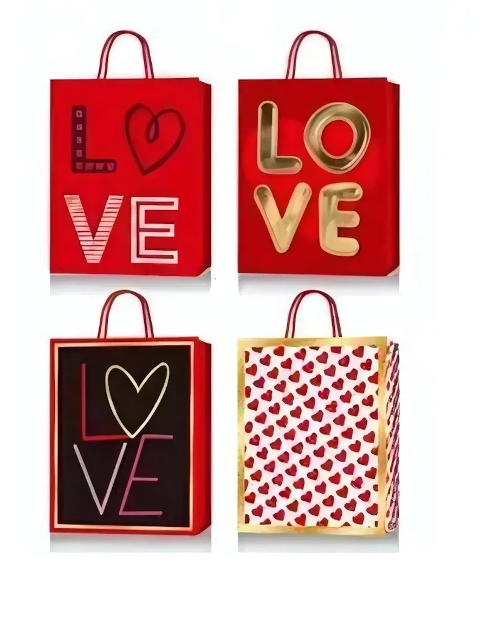 Пакет подарочный «My love» 18*23*8 см