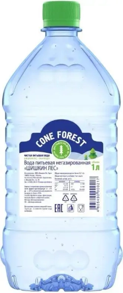 Вода негазированная Шишкин лес, 1 л