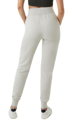 Женские теннисные брюки Björn Borg Sthlm High Waist Sweat Pants - Бежевый